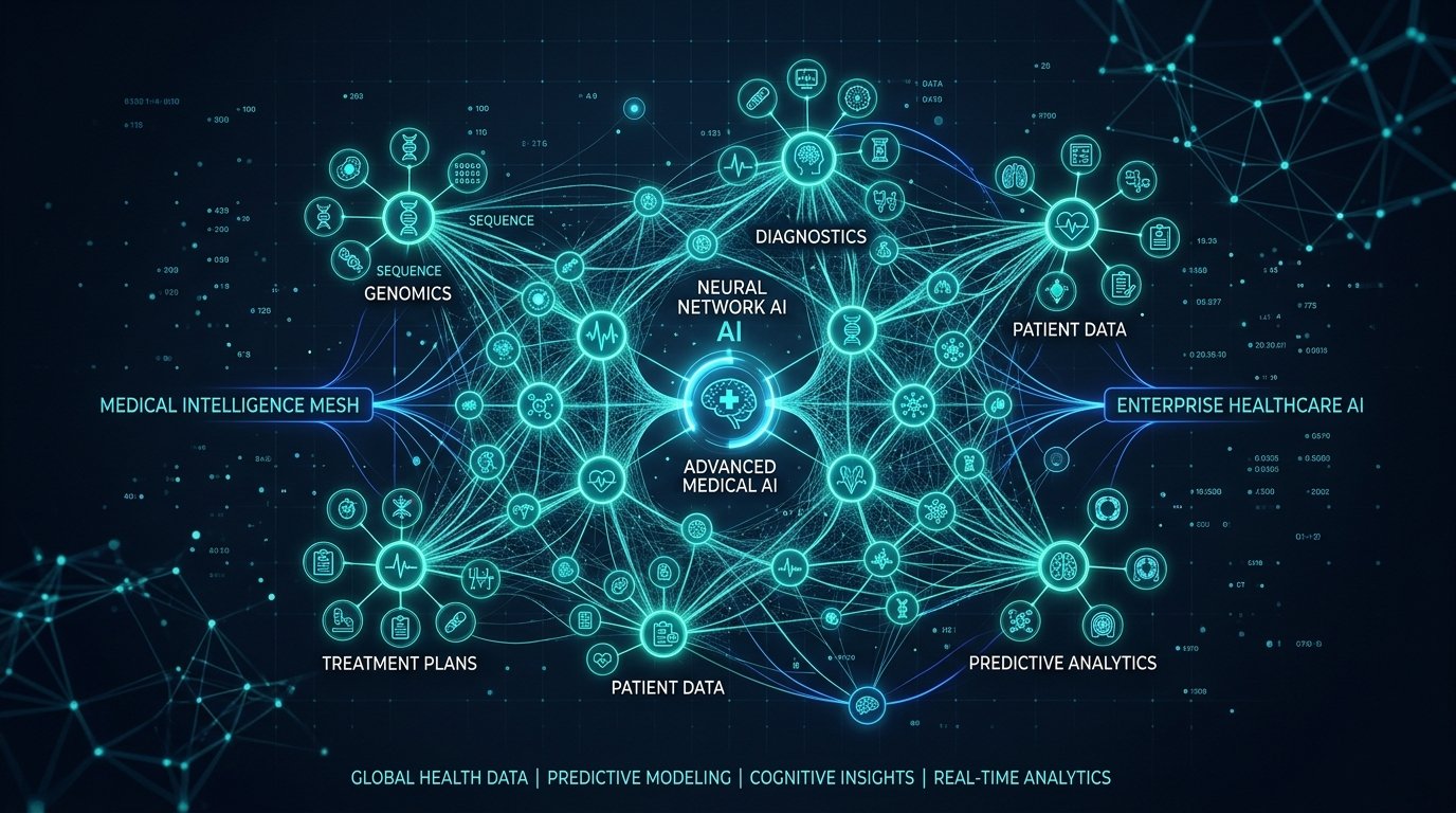Medical AI Neural Mesh Background
